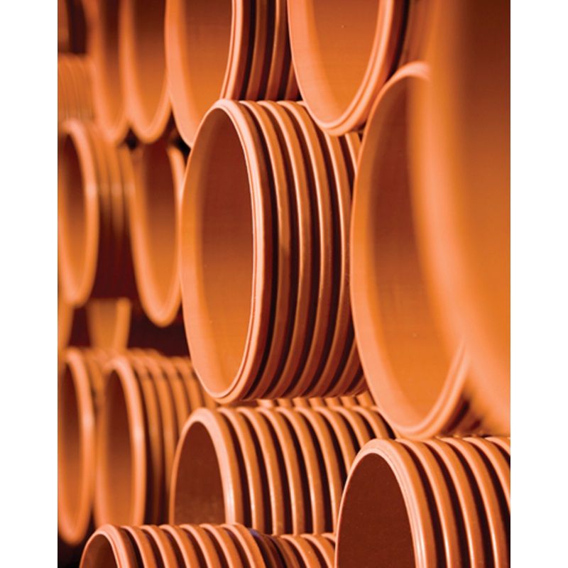 POLYPIPE POLYSEWER PIPE SINGLE SOCKET 225mm x 3m PS1032