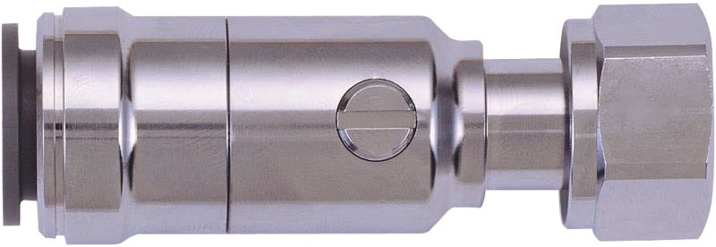 SPEEDFIT BRASS CHROME PLATED SERVICE VALVE 15mm x 1/2" C/W TAP CONNECTOR 15PTSV
