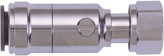 SPEEDFIT BRASS CHROME PLATED SERVICE VALVE 15mm x 1/2" C/W TAP CONNECTOR 15PTSV