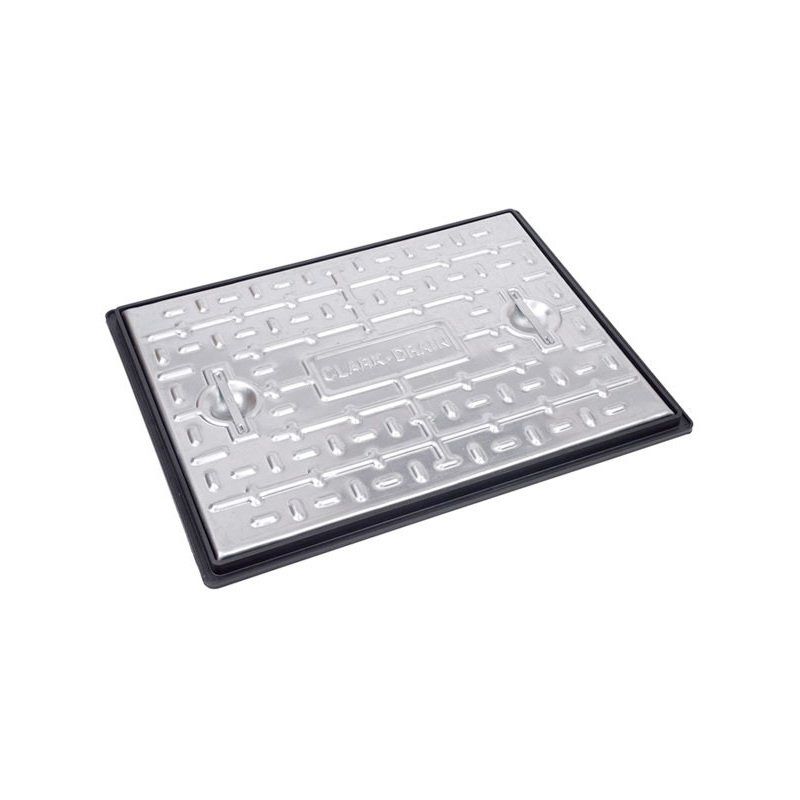 CLARK DRAIN GALV MANHOLE COVER 600 x 450mm 5t PC6BG