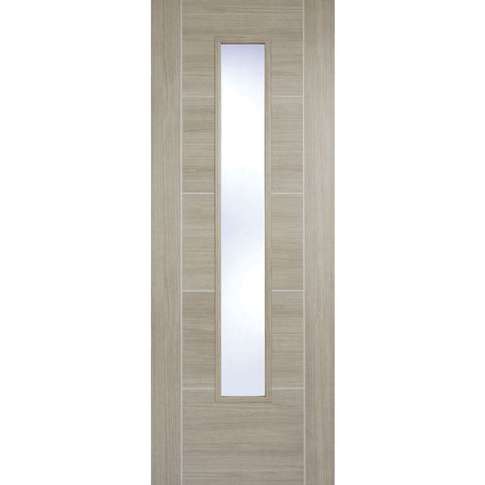 LPD L/GREY P/FINISHED LAMINATED VANCOUVER GLAZED 1981 x 762 x 35mm (30") LAMLGRVANGL30