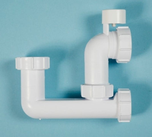 POLYPIPE LOW LEVEL BATH TRAP 40 x 75mm SEAL WT68PV
