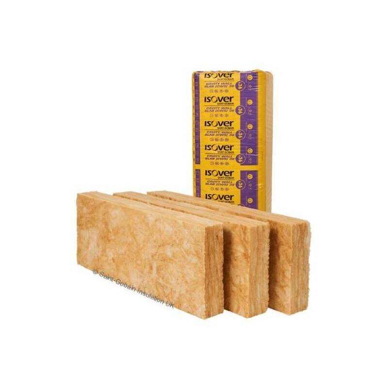 ISOVER CAVITY WALL SLAB CWS 36 1200 x 455 x 50mm x 10.92m2 (PACK 20) 5200625441