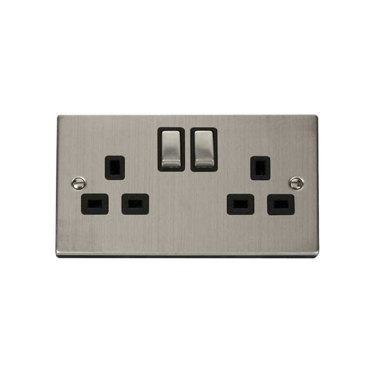CLICK VPSS536BK 2 GANG 13A DP INGOT SOCKET