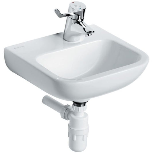 ARMITAGE SHANKS S231401 PORTMAN21 BASIN 1TH 400mm WHITE