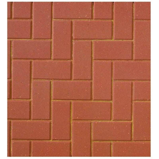 BRETT OMEGA PAVING 80mm 200 x 100mm RED OM80RD