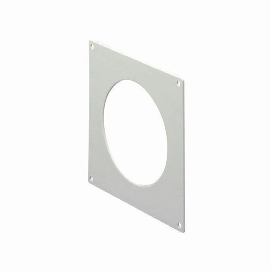 POLYPIPE DOMUS 40114 P/P ROUND WALL PLATE 100mm WHITE