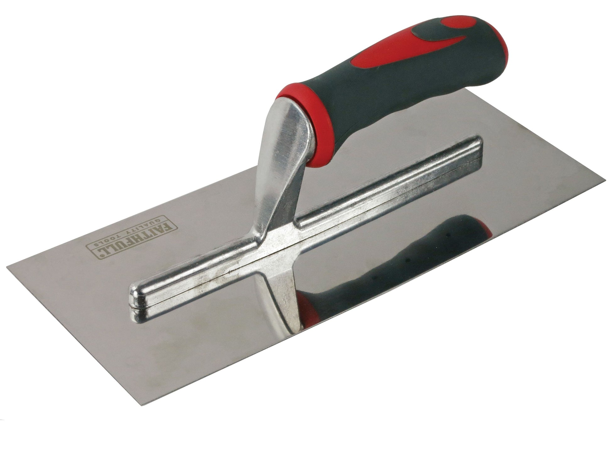 FAITHFULL FAISGTP11SS SOFT GRIP PLASTERS TROWEL 4.3/4 x 11" STAINLESS STEEL