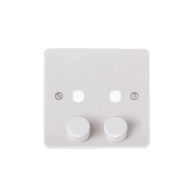 CLICK CMA146PL 2-GANG DIMMER PLATE & KNOBS