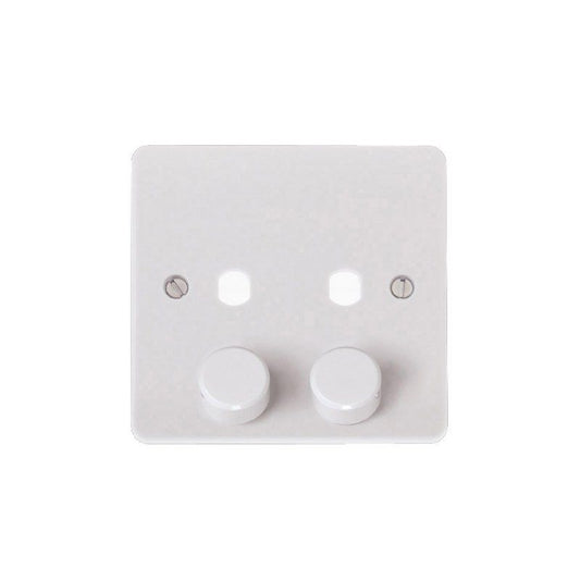 CLICK CMA146PL 2-GANG DIMMER PLATE & KNOBS