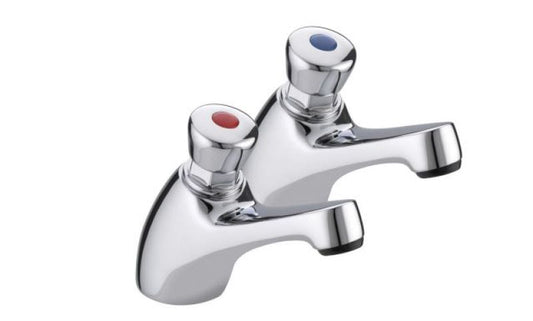 BRISTAN VANC1/2C VALUE NON CONCUSSIVE BASIN TAPS (PAIR) CHROME