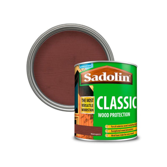 SADOLIN CLASSIC WOODSTAIN 1l MAHOGANY 5028491