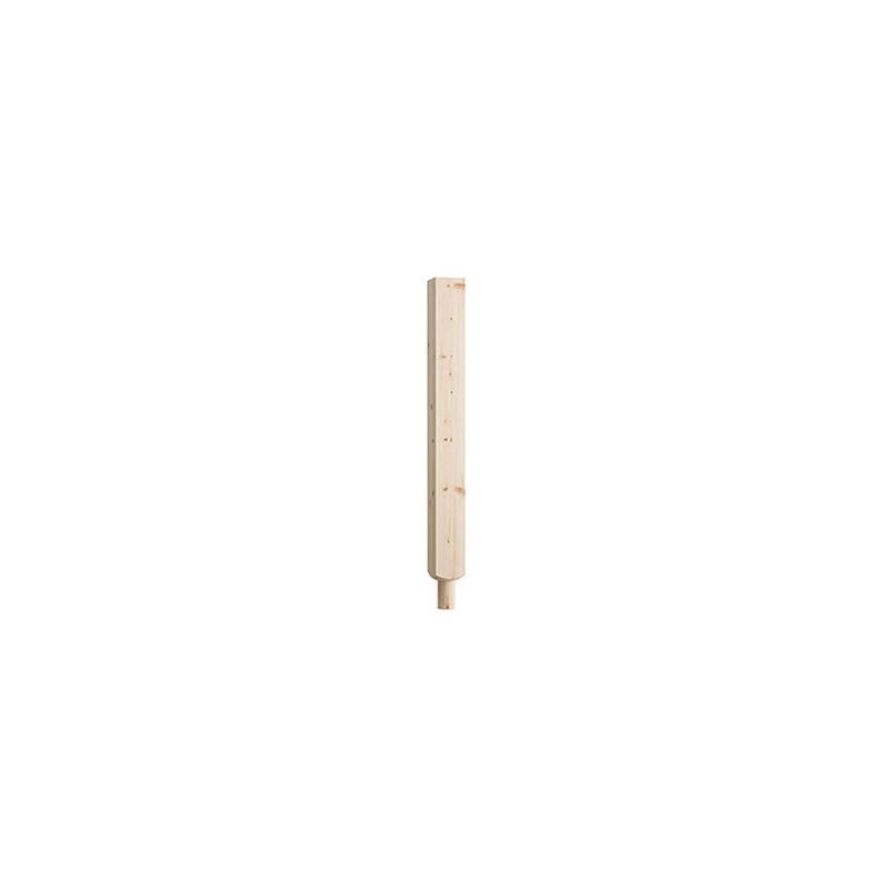 PINE FULL SPIGOT NEWEL POST 91 x 850mm PT850P