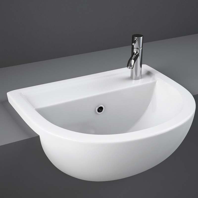 RAK C3941 COMPACT 2TH BASIN 550mm WHITE
