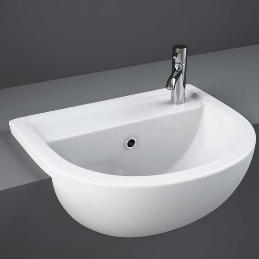 RAK C3941 COMPACT 2TH BASIN 550mm WHITE
