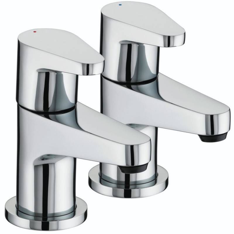 BRISTAN QST 3/4 C PAIR OF QUEST BATH TAPS 3/4" CHROME