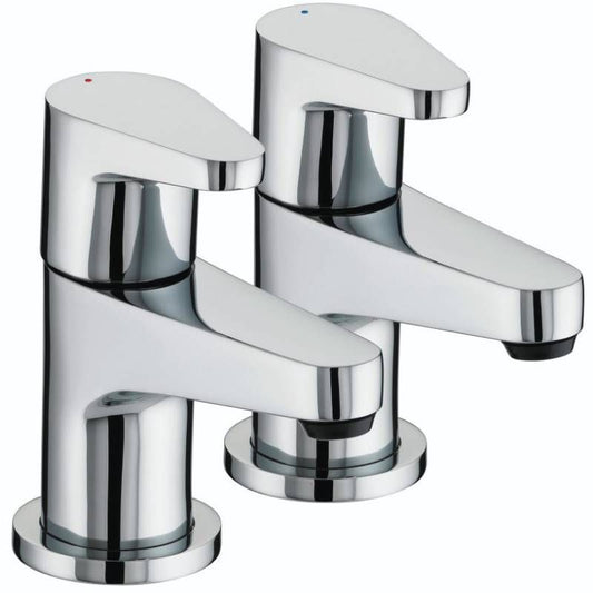 BRISTAN QST 3/4 C PAIR OF QUEST BATH TAPS 3/4" CHROME