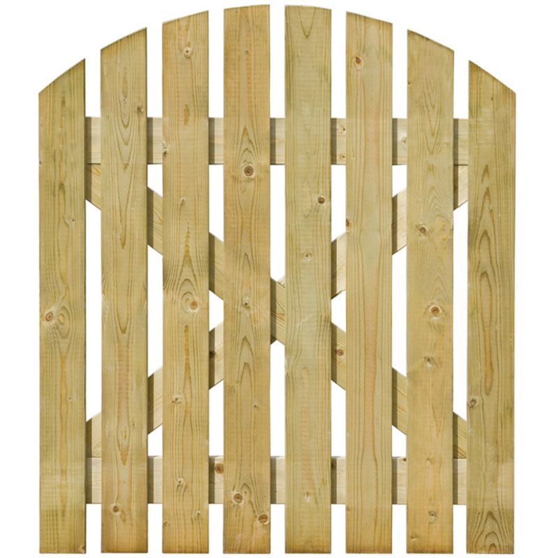 GRANGE DOMLBGT DOME LEDGED AND BRACED PATH GATE 0.9 x 1.05m GREEN