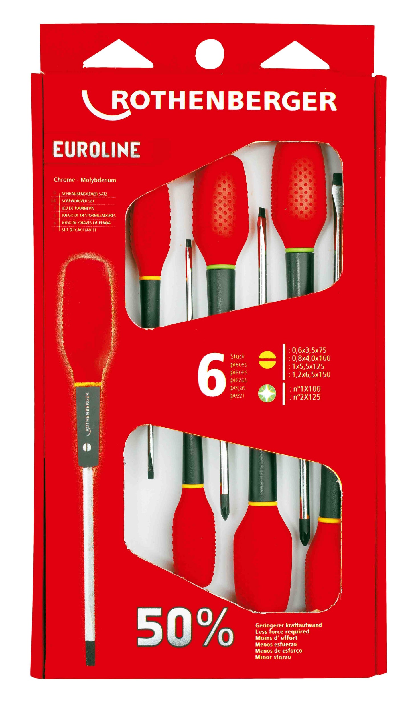ROTHENBERGER EUROLINE SCREWDRIVER SET 73571