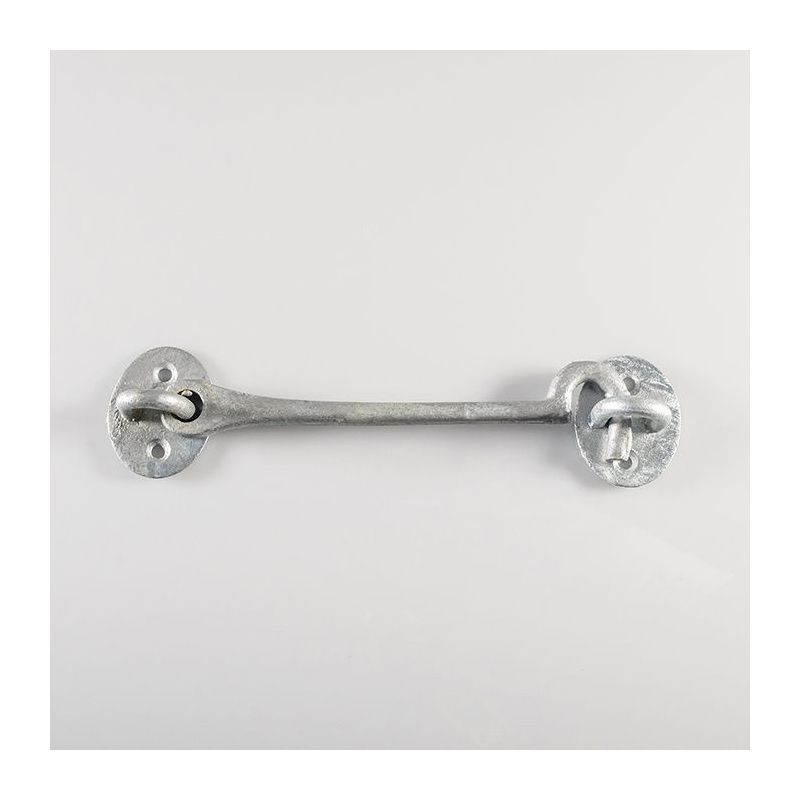 CARLISLE BRASS ZINC PLATED CAST CABIN HOOK 150mm ICH150ZP/BP