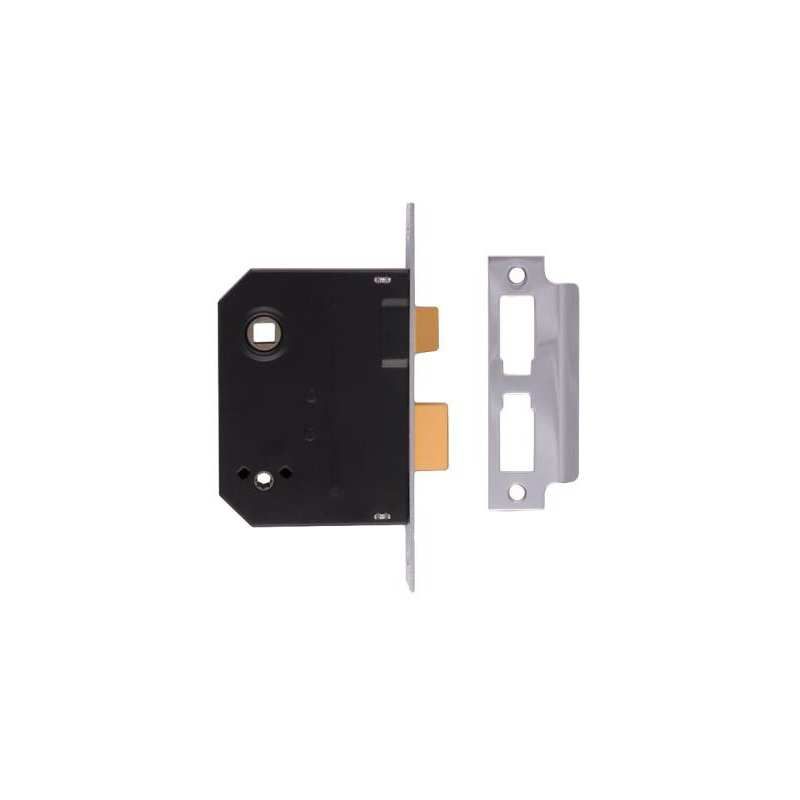 UNION 3 LEVER BATHROOM LOCK 75mm CHROME Y2294-CH-3.00