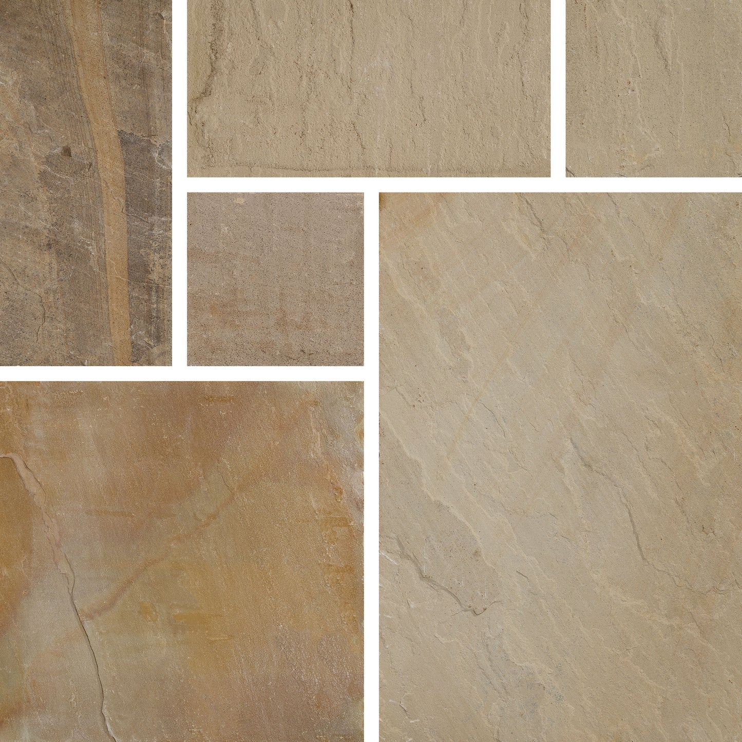 PAVESTONE NATURAL STONE (19.5m2 PACK) CALIBRATED FOSSIL 01111101