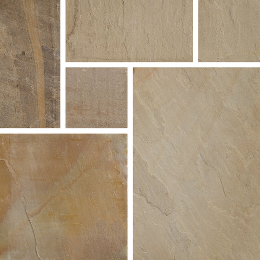 PAVESTONE NATURAL STONE (19.5m2 PACK) CALIBRATED FOSSIL 01111101