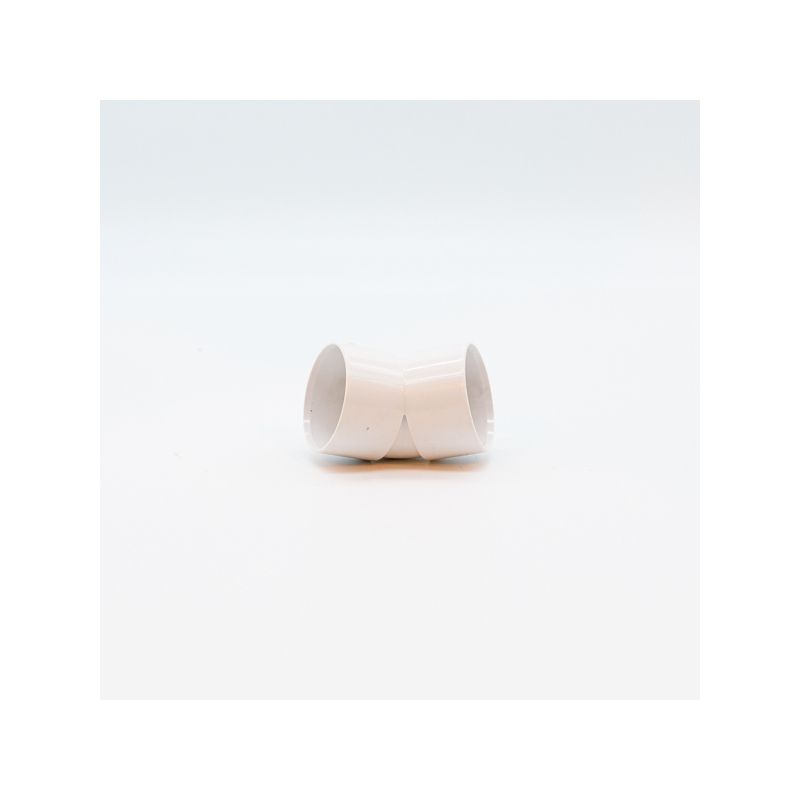 POLYPIPE ABS OBTUSE BEND 40mm x 45deg WS18 WS18W WHITE