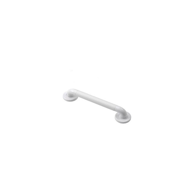 BATHEX PLASTIC FLUTED RIBBED GRAB RAIL 35 x 600mm WHITE 32660
