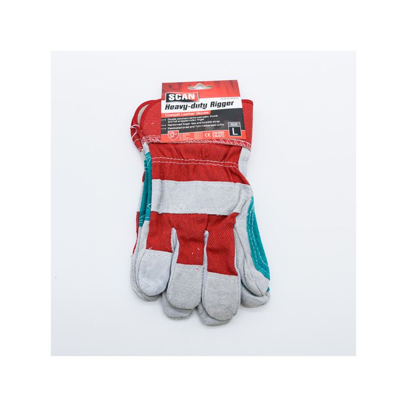 SCAN SCAGLOHDRIG HEAVY DUTY RIGGER GLOVES LARGE