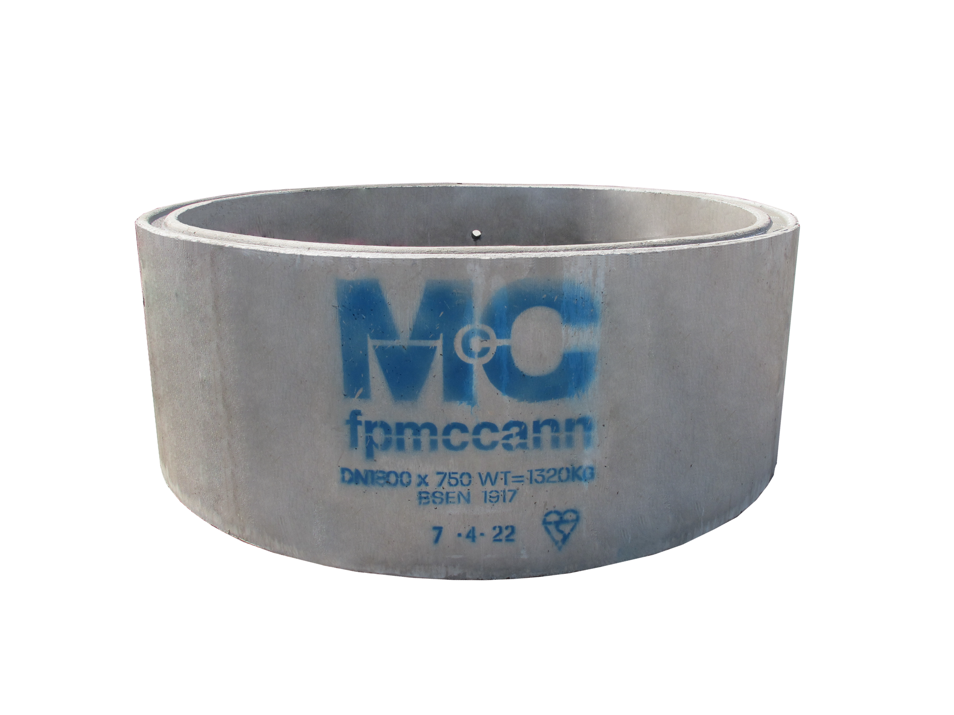 F P MCCANN 1800 x 750mm CONCRETE RING C/W STEP RUNGS 2833