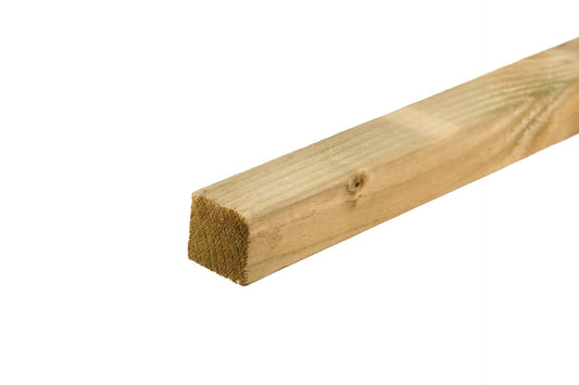 47mm x 50mm Sawn Treated Timber (2" x 2") 3m