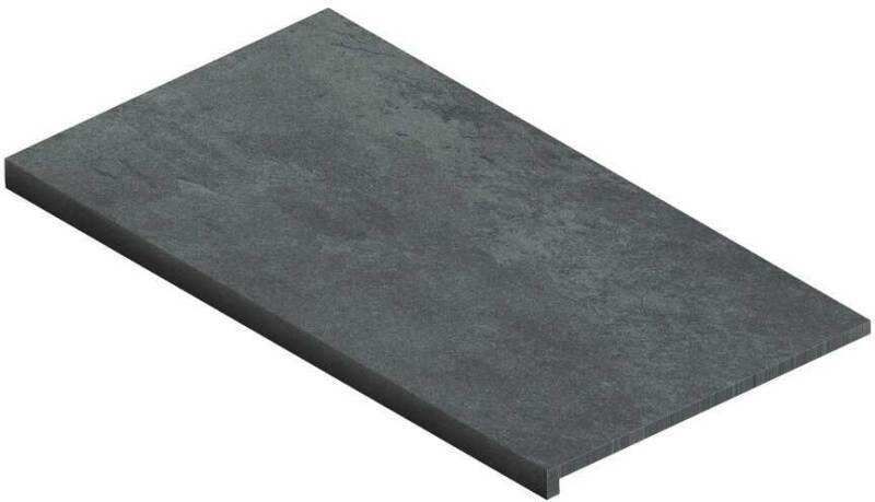 GLOBAL STONE STATION PORCELAIN DOWNSTAND COPING 600 x 350mm IRON SIOH3560S