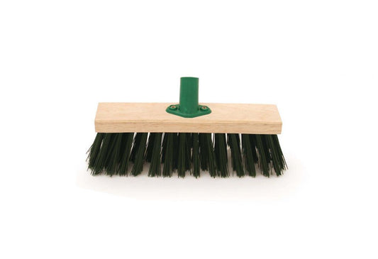 BENTLEY 11" DARK GREEN BRISTLE BRUSH HEAD C/W SCREW THREAD BRACKET M1984