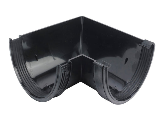 OSMA DEEPLINE 113mm GUTTER ANGLE 90deg BLACK 9T903B