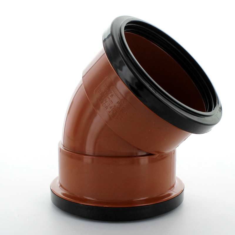 HUNTER DS676 110mm DOUBLE SOCKET 45deg BEND