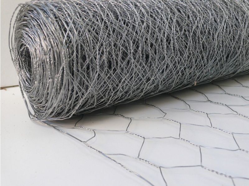 GALVANISED WIRE NETTING 600 x 50mm x 25m x 19g OJ028156
