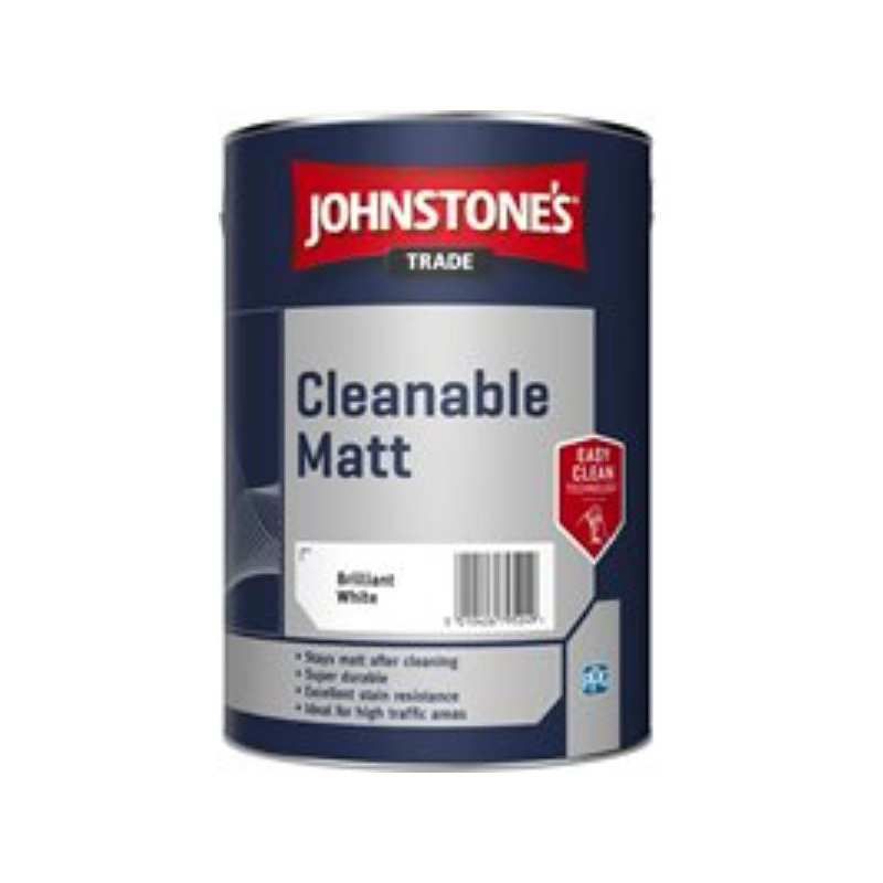 JOHNSTONES CLEANABLE MATT BRILLIANT WHITE 2.5l 447296