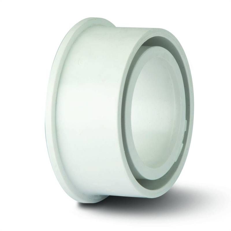 POLYPIPE SOIL SOLVENT BOSS ADAPTOR 32mm SW80 SW80W WHITE