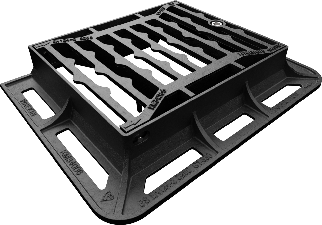WREKIN (A399) HGG 385 x 320 x 75mm C250 DI HG LK1 PED N DGH0C3/3832/K1