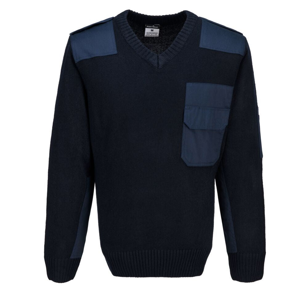 Nato Sweater, L, R, Navy