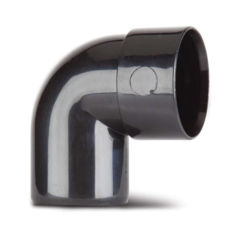 POLYPIPE ABS SWIVEL BEND 40mm x 92.5deg WS24 WS24B BLACK