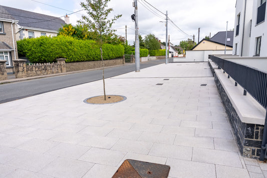 TOBERMORE MAYFAIR FLAG 400 x 400 x 40mm SILVER FOG40040SG