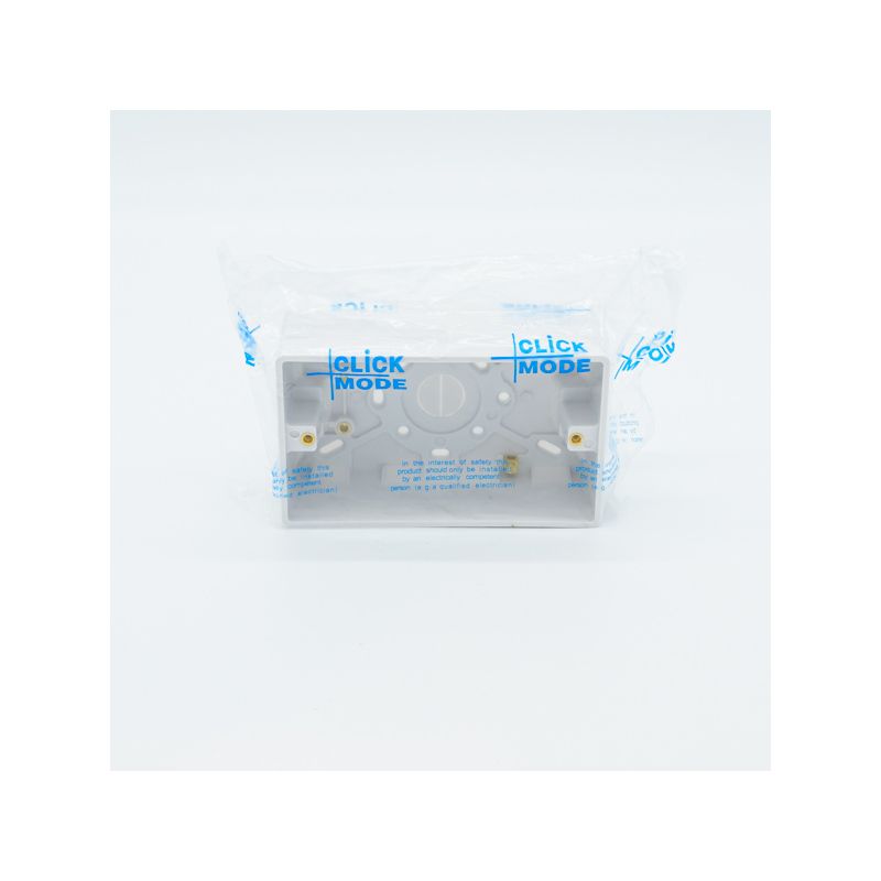 CLICK CMA086 2-GANG PATTRESS BOX 47mm