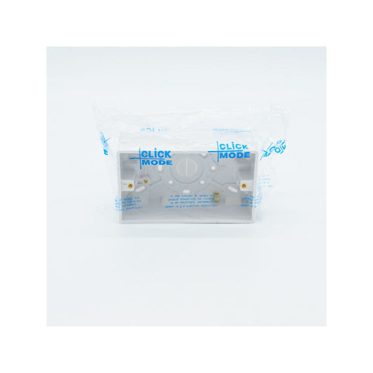 CLICK CMA086 2-GANG PATTRESS BOX 47mm