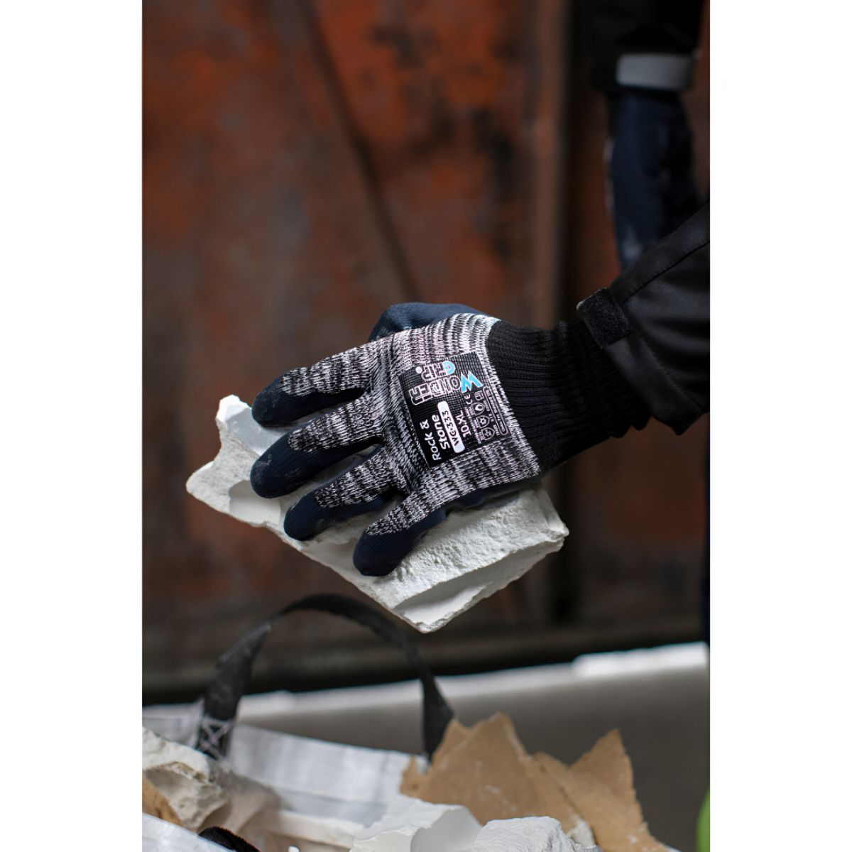 WONDER GRIP ROCK&STONE LATEX PALM THERMAL GLOVES EXTRA LARGE WG333101