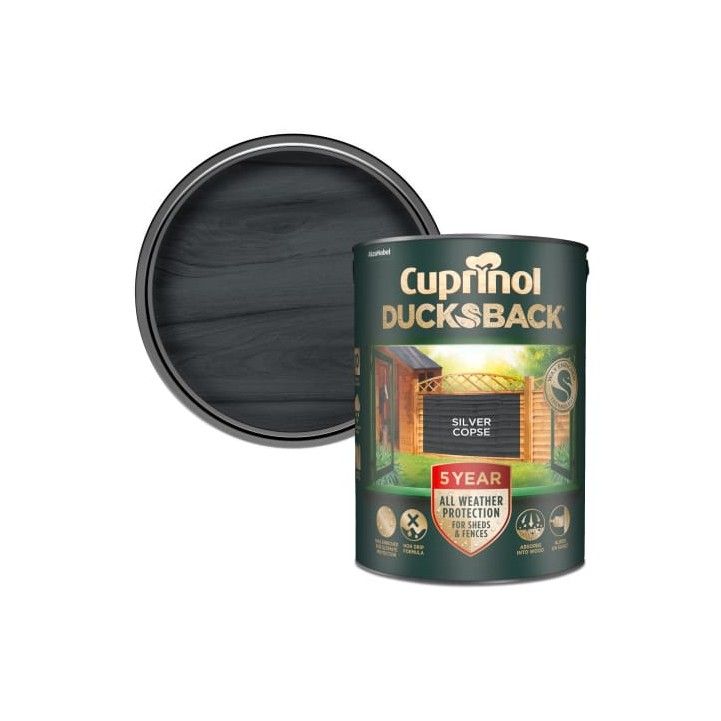 CUPRINOL DUCKSBACK 5l COPSE SILVER 5095343