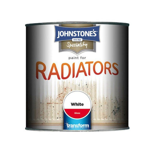 JOHNSTONES RADIATOR PAINT GLOSS WHITE 750ml 739188