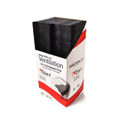 EASYTRIM 2-IN-1 FELT SUPPORT TRAY VENTED OVER FASCIA 1m 2IN1FST