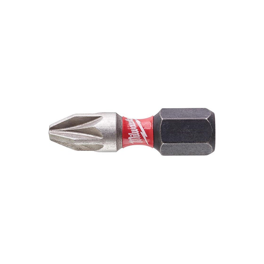 MILWAUKEE 4932472040 SHOCKWAVE POZIDRIVE SCREWDRIVER BITS Pz2 x 25mm (PACK 2)